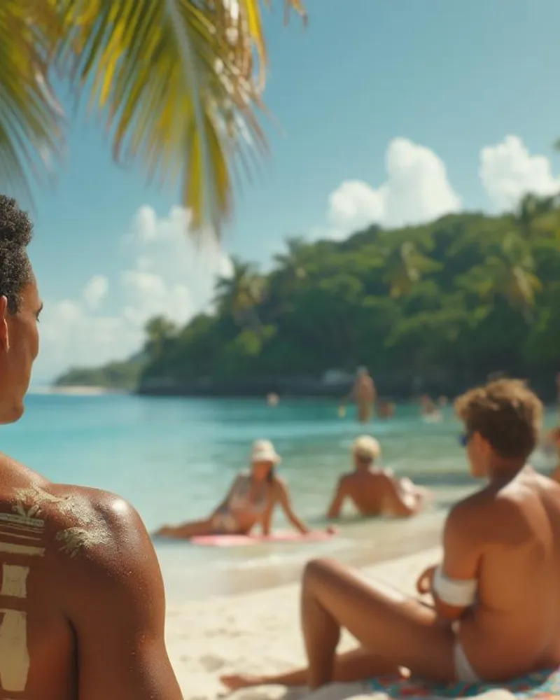 Burn lines : comment TikTok transforme le bronzage et expose les peaux en Martinique à des dangers