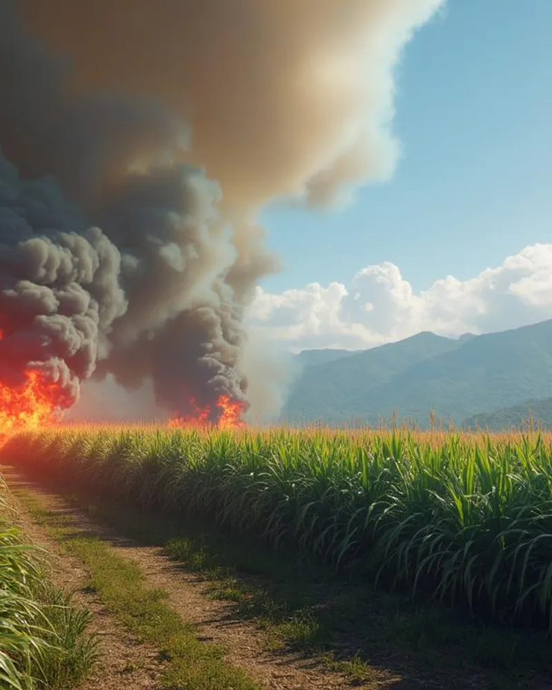 Des incendies de canne à sucre en Martinique le 8 juillet : un phénomène surprenant pour la saison