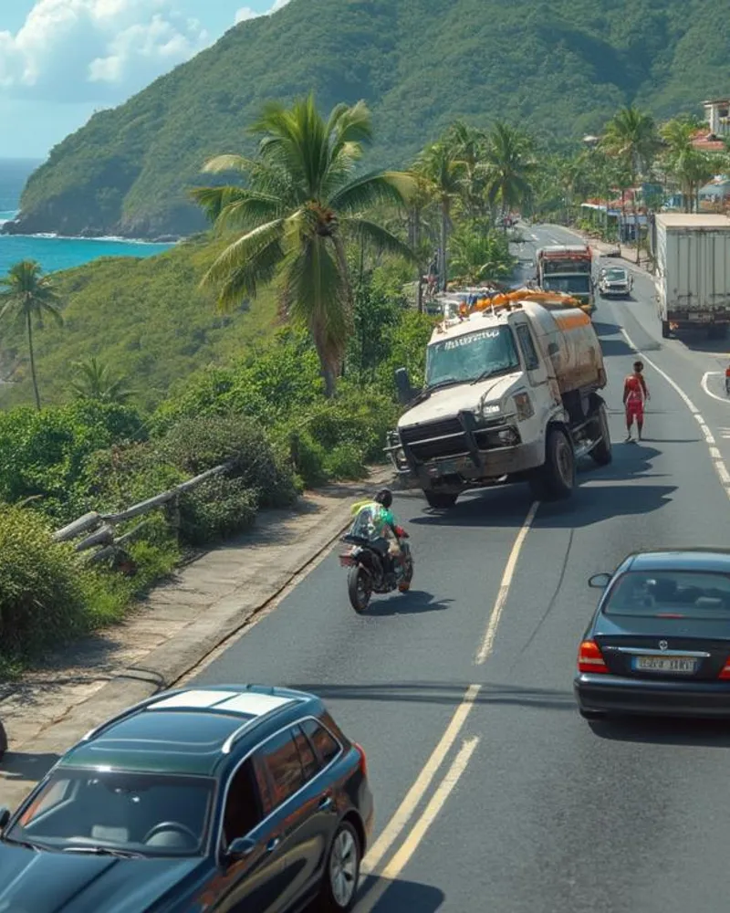 Ce jeudi 31 juillet, trois incidents routiers sur les routes de Martinique