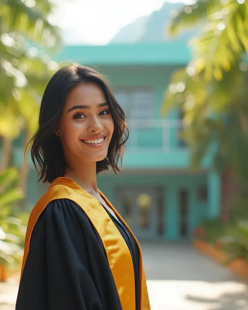 Sophia Legagneux, major de l'académie de Martinique en filière générale, affiche une impressionnante moyenne de 19,12 au bac 2025