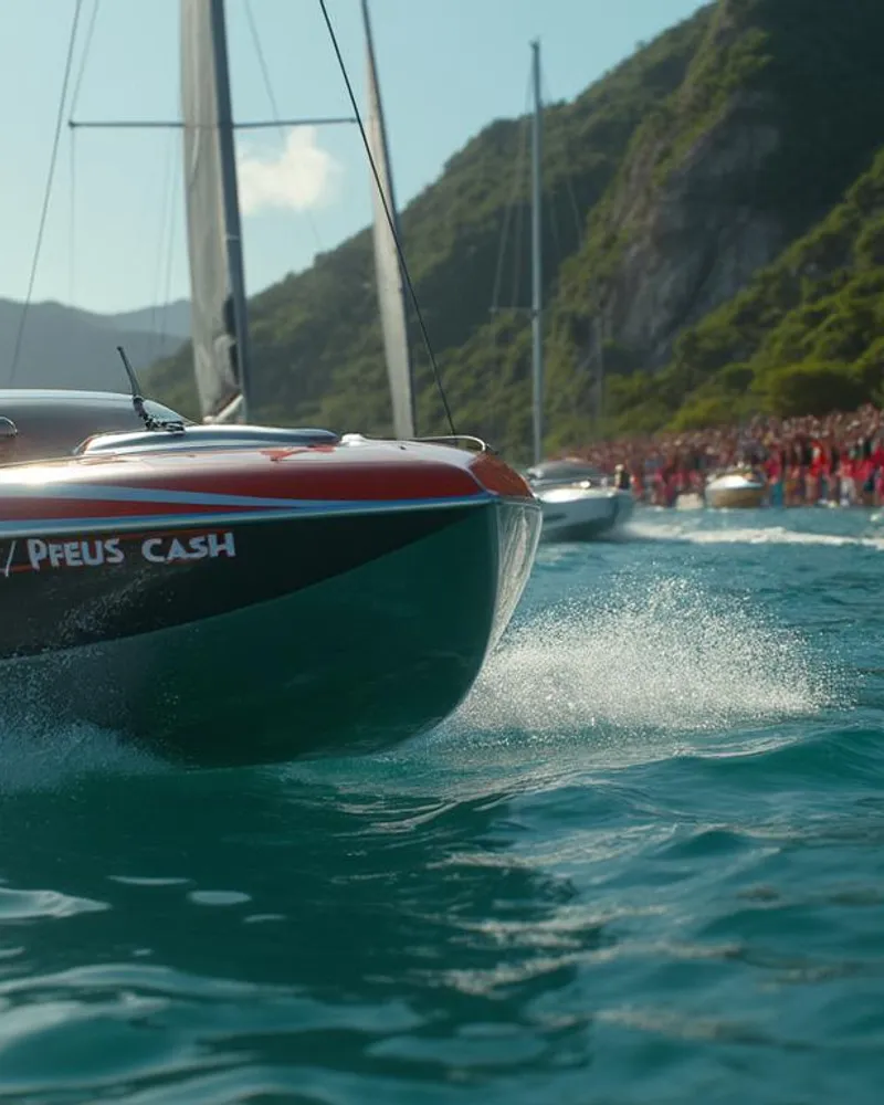 Tour des yoles de Martinique 2025 : Pli Bel Price/Pneus Cash prend le maillot rouge après une première étape captivante